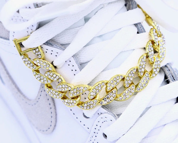 This Nike Air Force 1 Low Pixel Is Accessorized With A Gold Chain