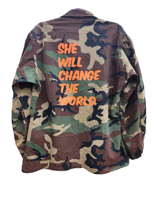 She camo outlet jacket