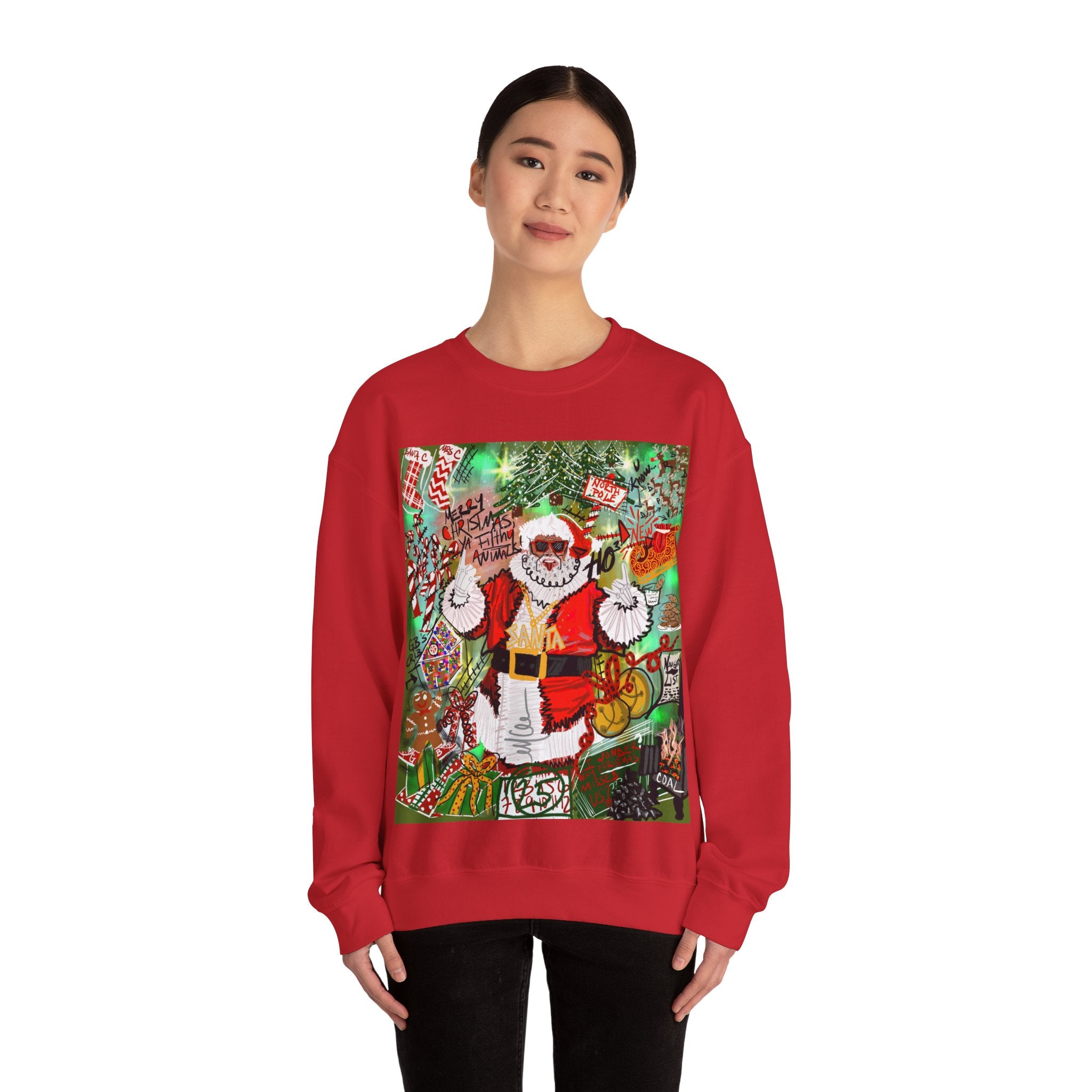 Basqui-Claus Unisex Heavy Blend™ Crewneck Sweatshirt