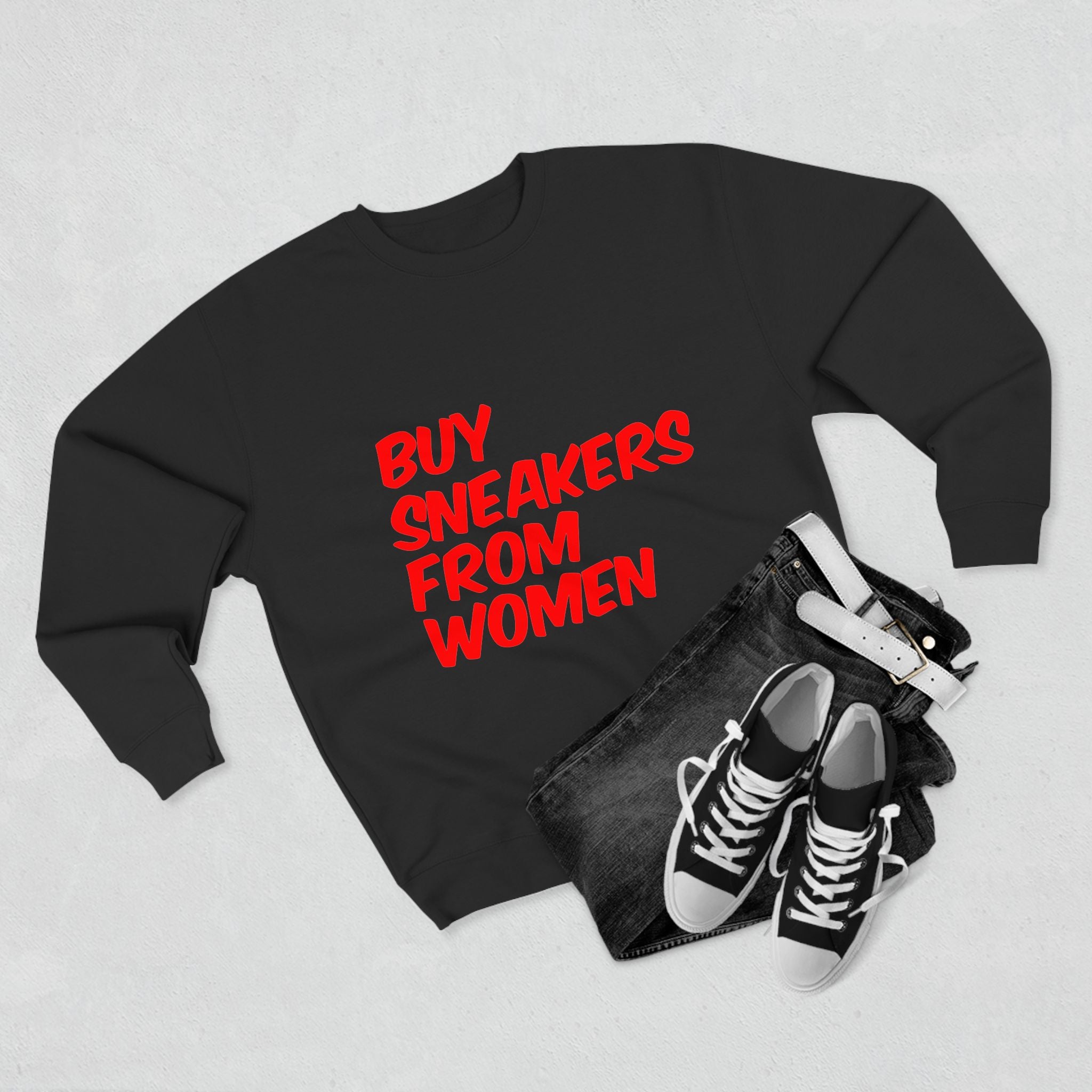 Buy Sneakers From Women Crewneck Sweatshirt