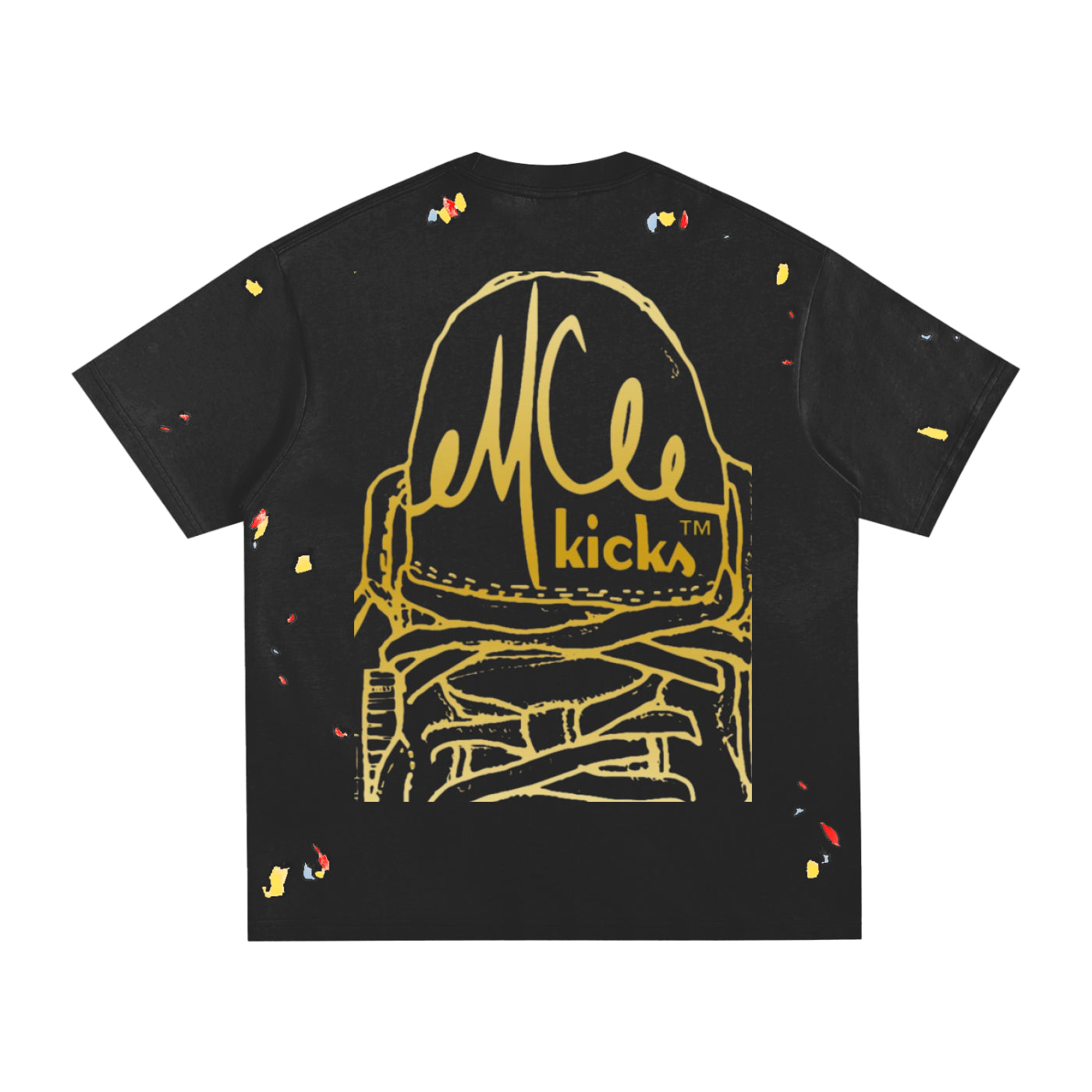 eMCee Kicks Paint Splatter T-Shirt