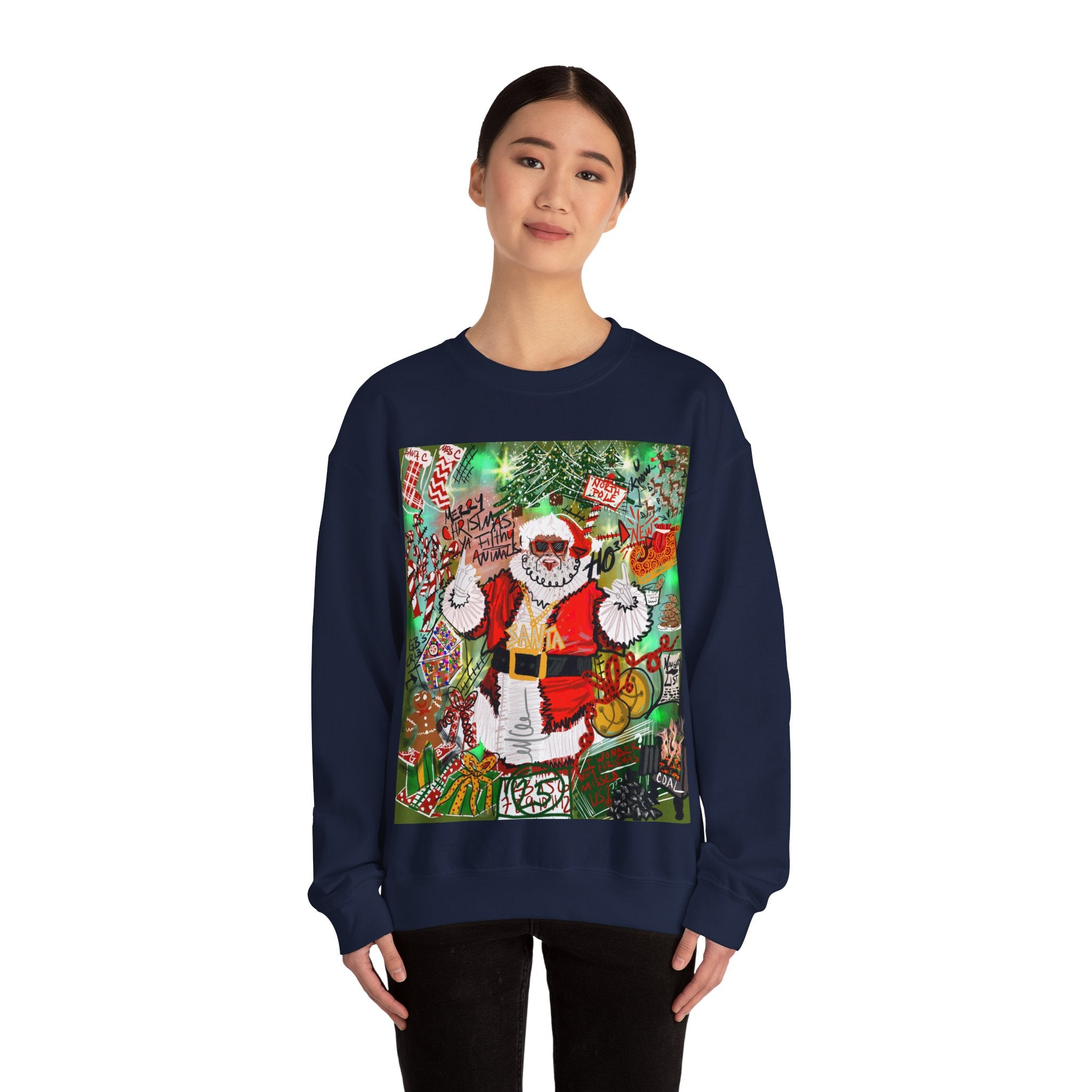 Basqui-Claus Unisex Heavy Blend™ Crewneck Sweatshirt