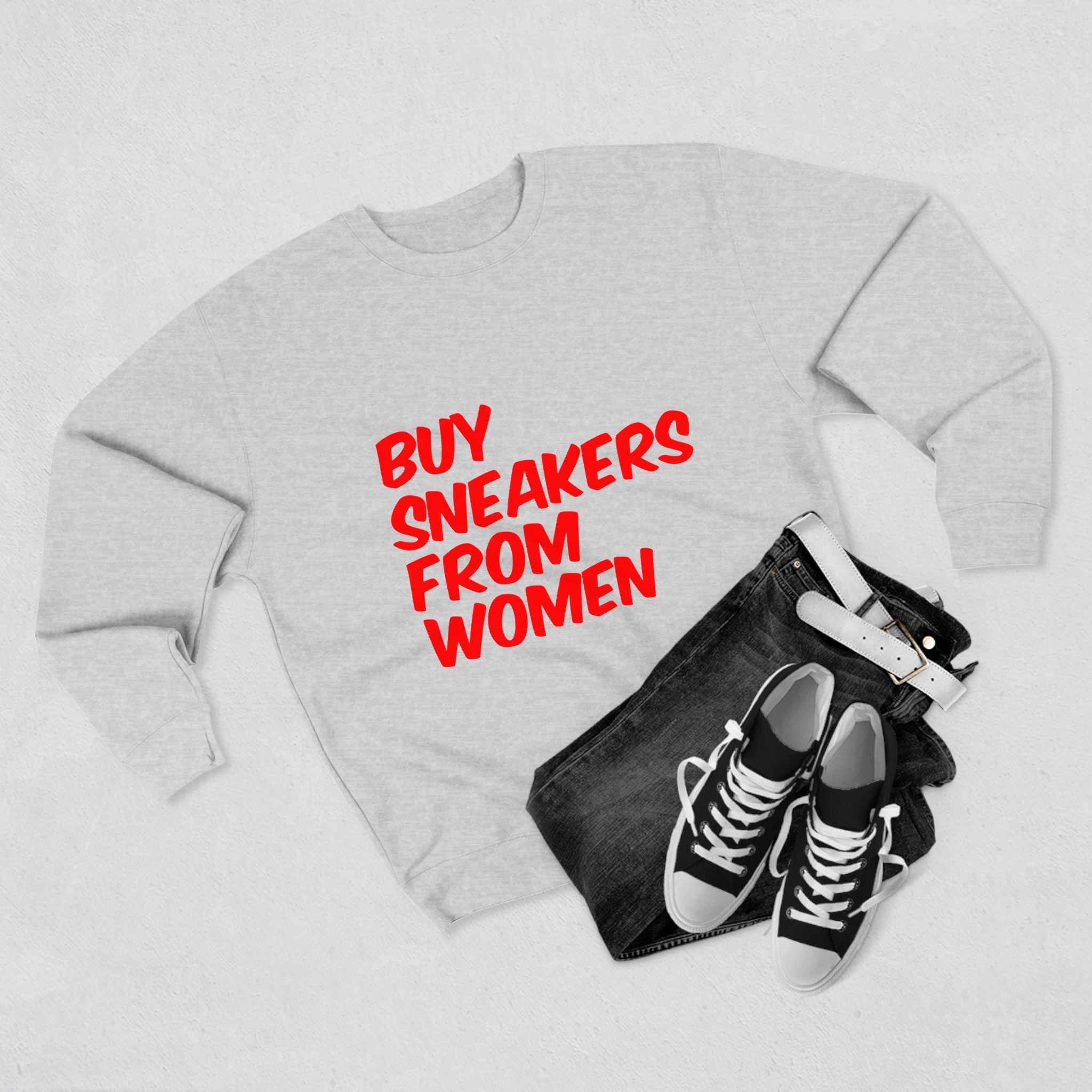 Buy Sneakers From Women Crewneck Sweatshirt