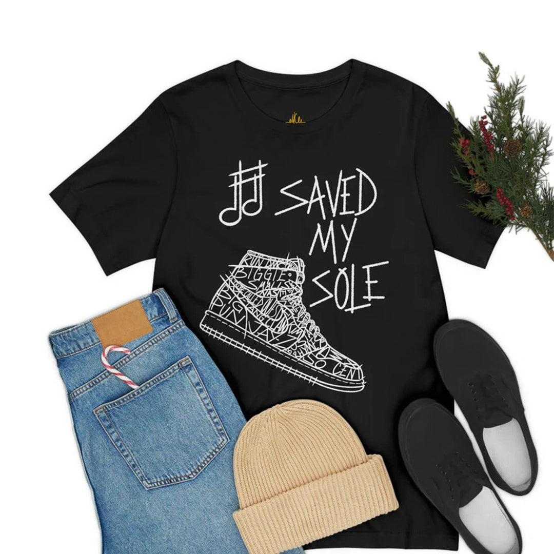 'Music Saved My Sole' East Coast Unisex T-shirt