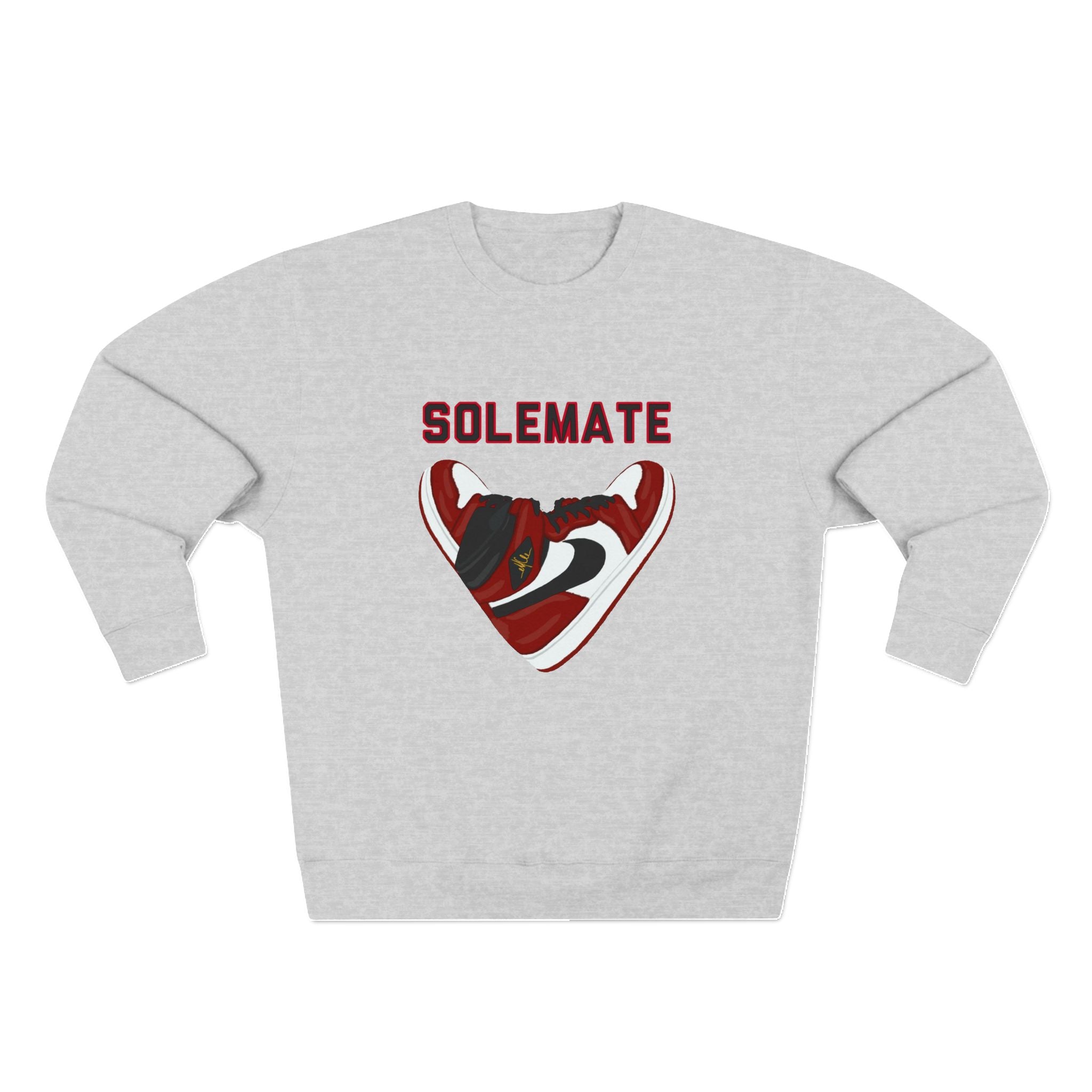 SOLEMATE Print Unisex Crewneck Sweatshirt