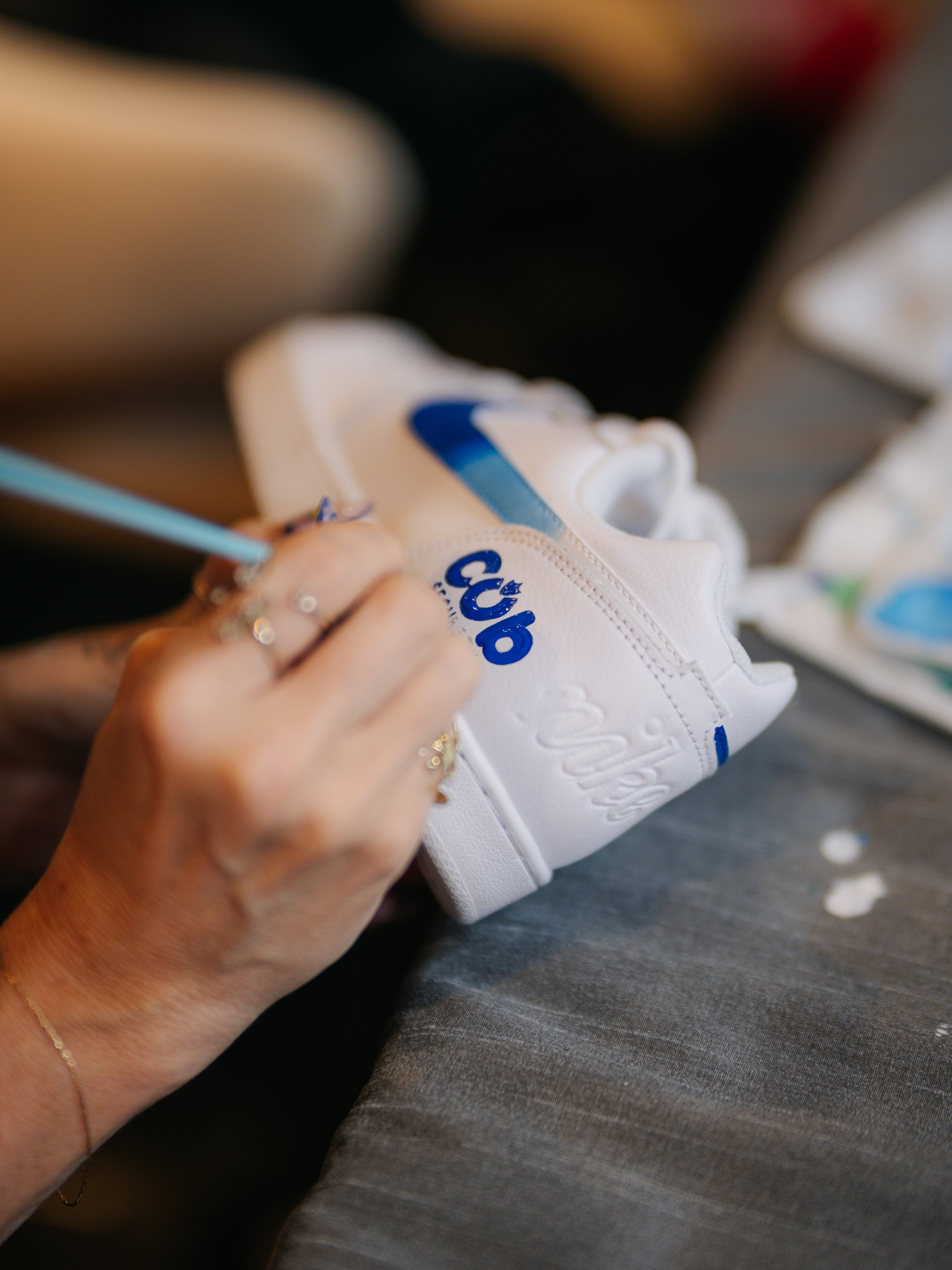 Drip & Sip Sneaker Customization Workshop | Paint & Sip NYC Experience