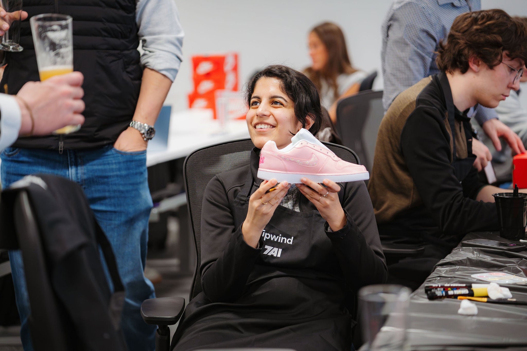 Drip & Sip Sneaker Customization Workshop | Paint & Sip NYC Experience