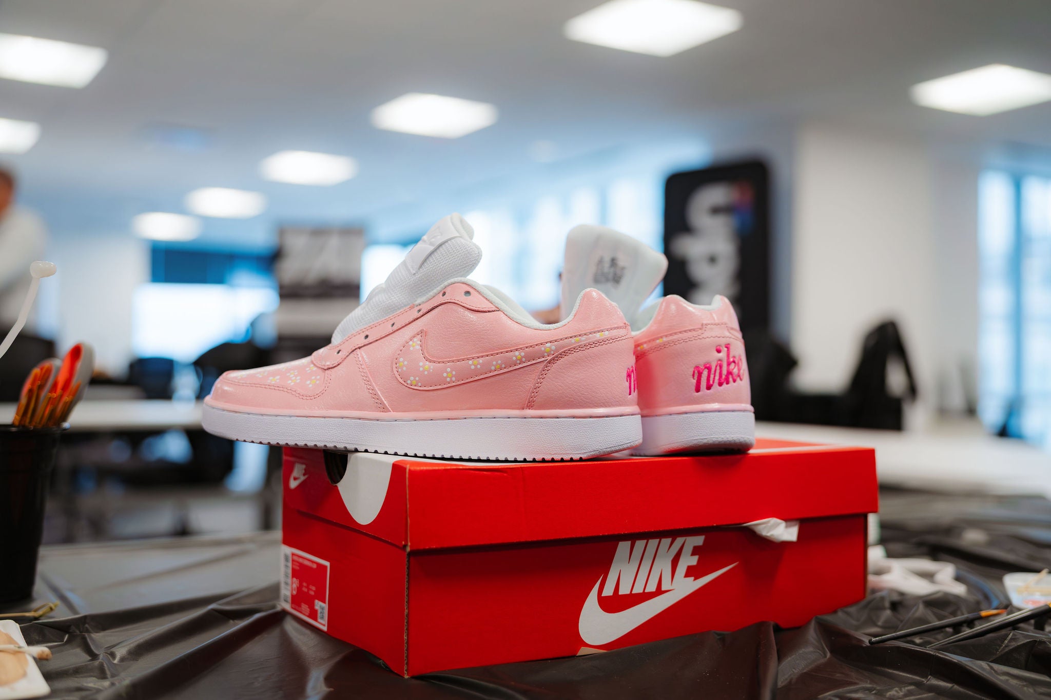 Drip &amp; Sip Sneaker Customization Workshop | Paint &amp; Sip NYC Experience