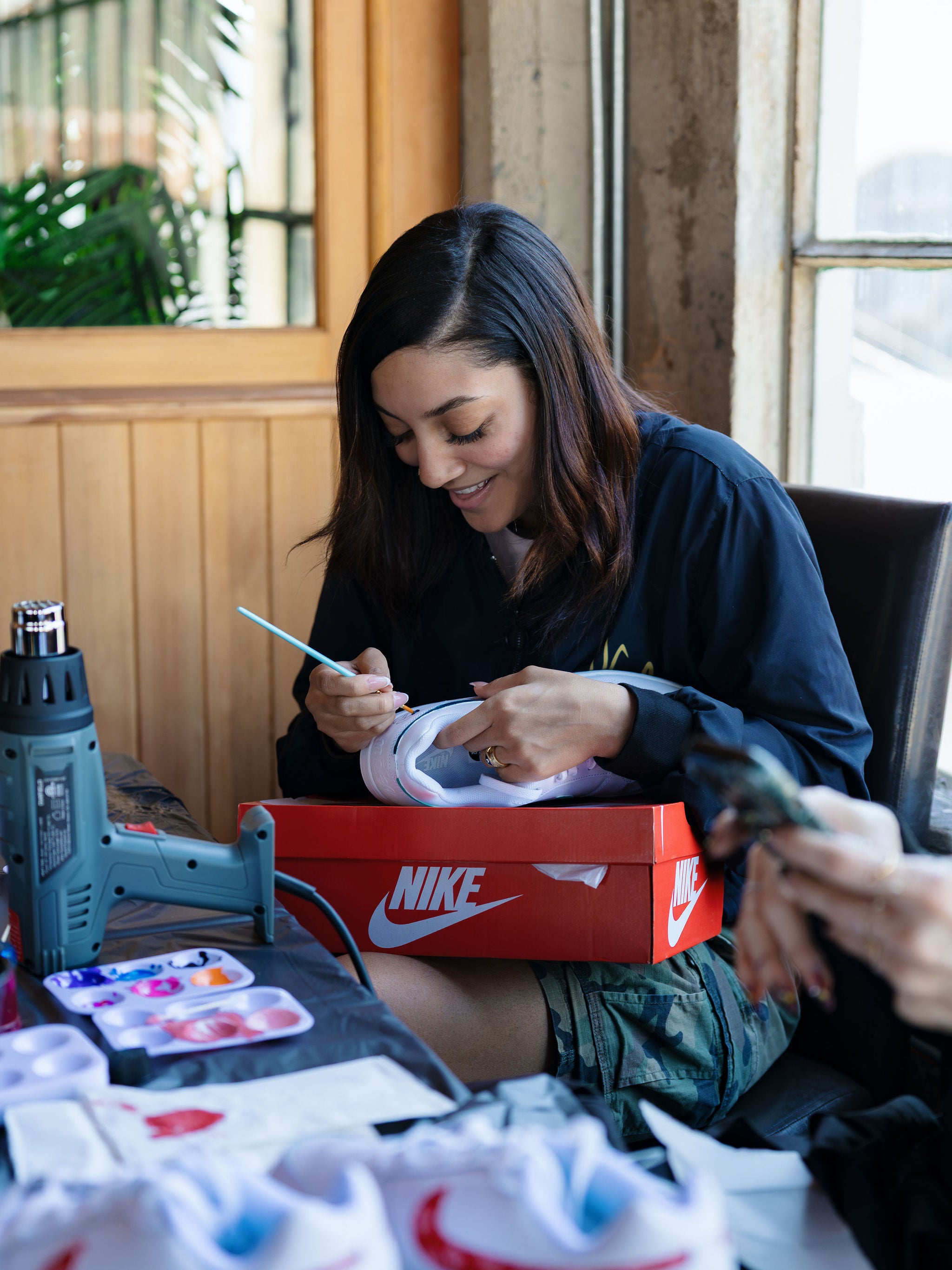 Drip & Sip Sneaker Customization Workshop | Paint & Sip NYC Experience