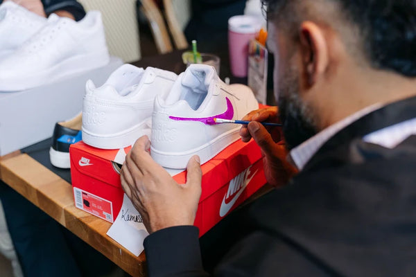 Drip & Sip Sneaker Customization Workshop | Paint & Sip NYC Experience