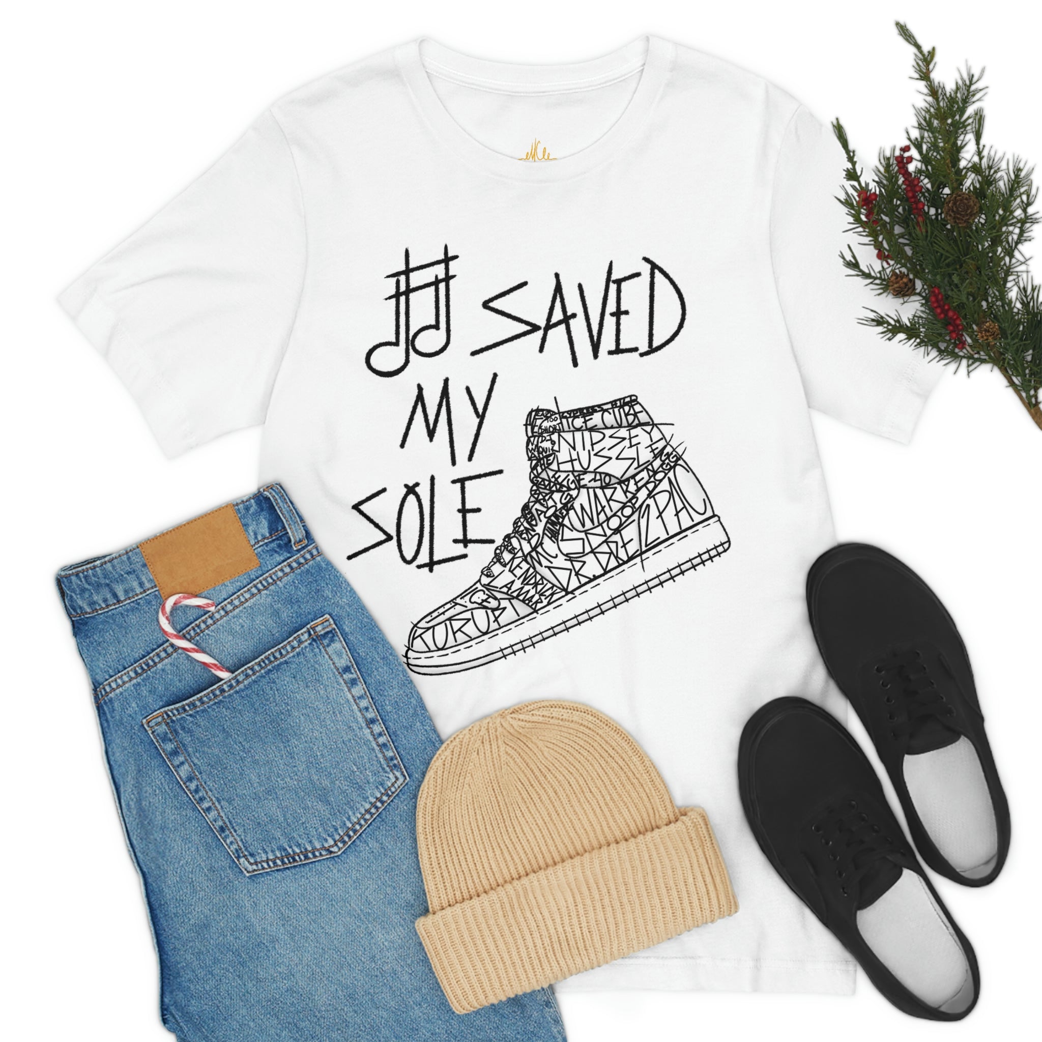 Music Saved My Sole West Coast Unisex T-shirt