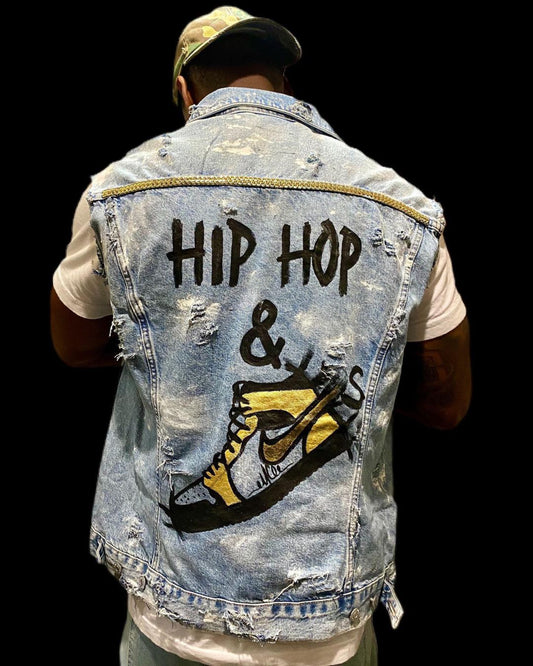 'Hip-Hop & Kicks' Denim Jacket