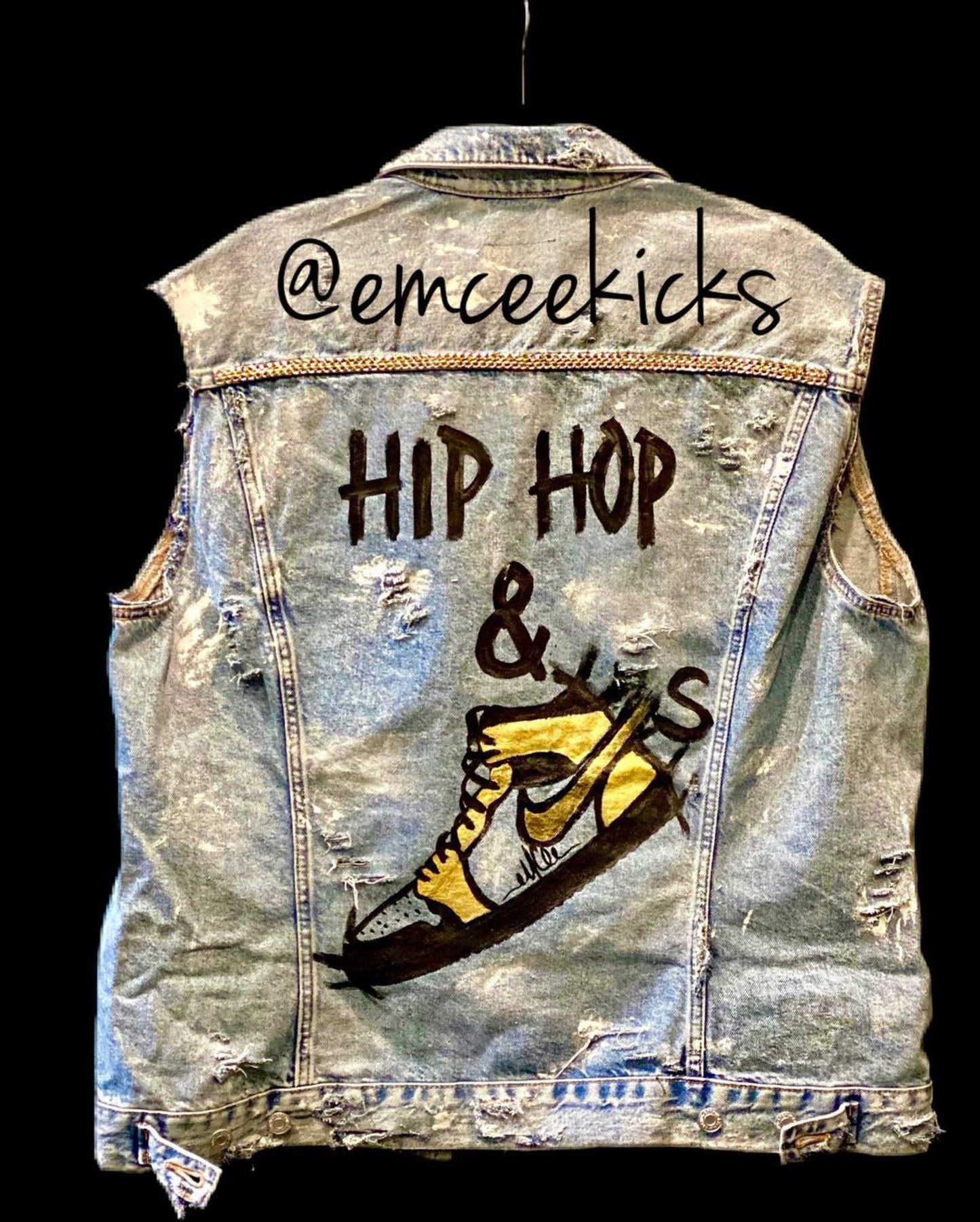 'Hip-Hop & Kicks' Denim Jacket