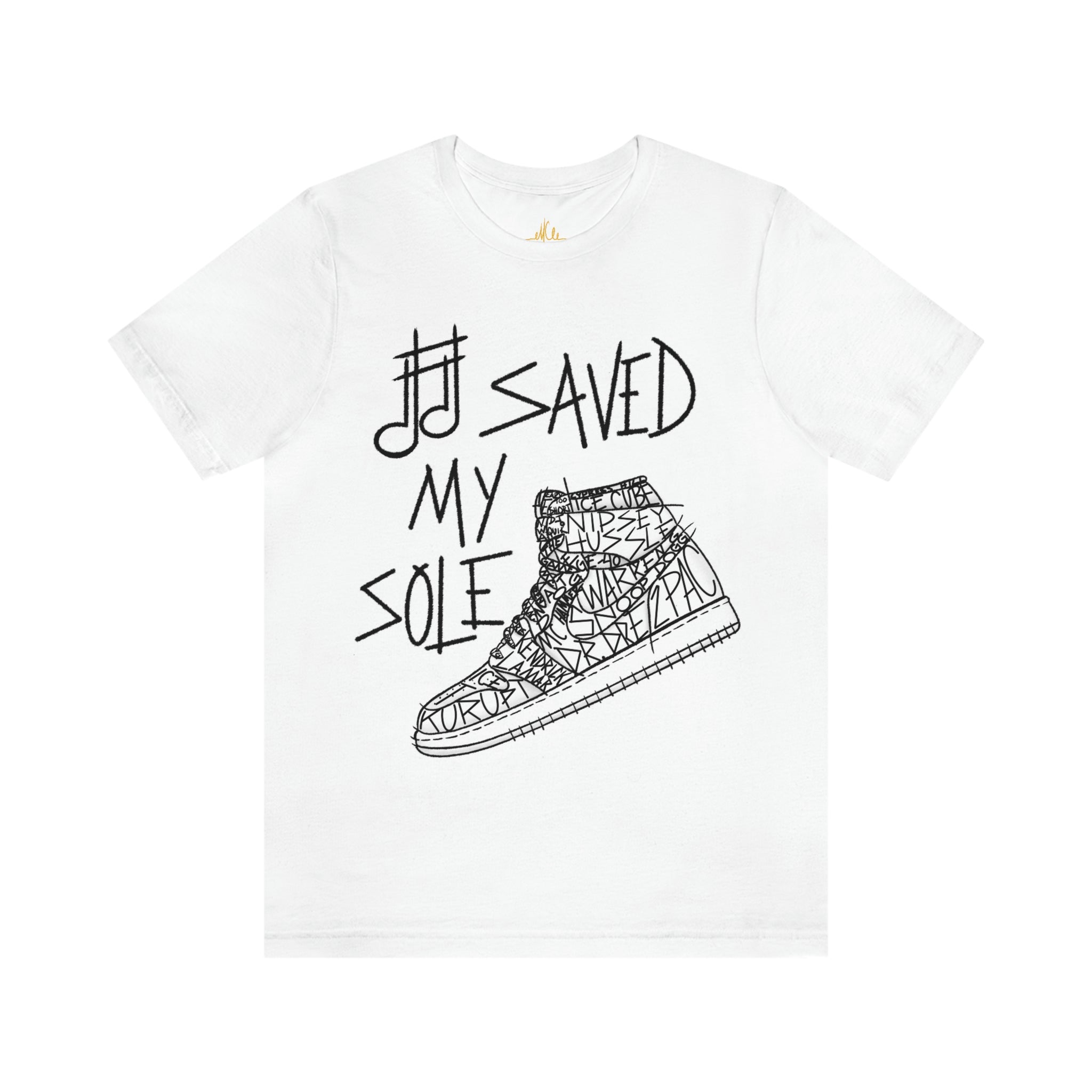 Music Saved My Sole West Coast Unisex T-shirt